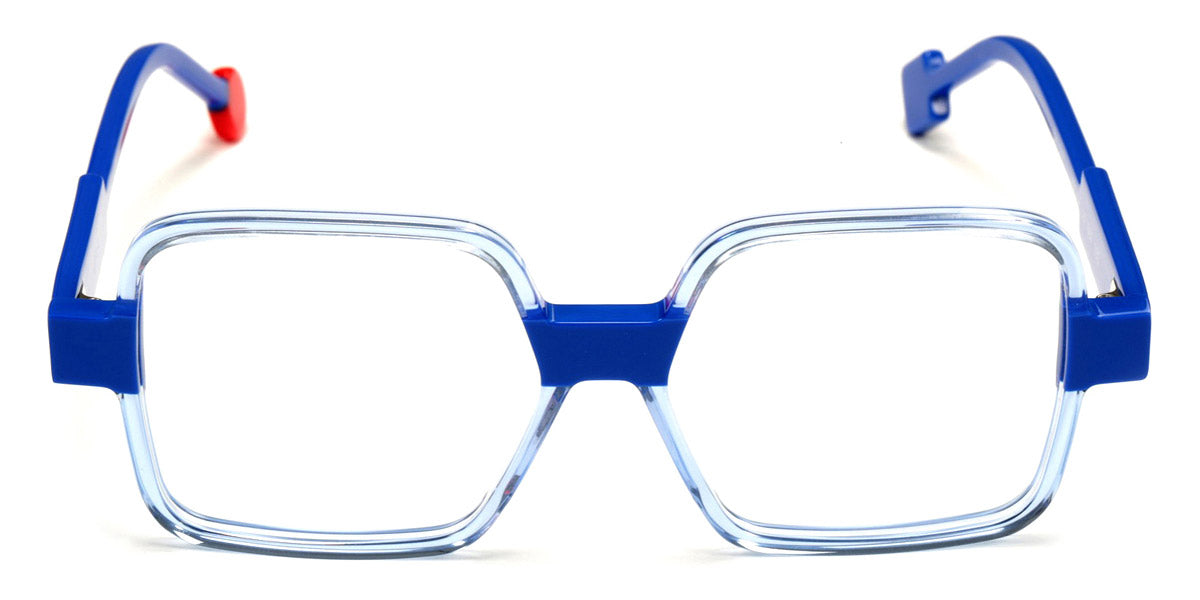 Sabine Be® Mini Be Clush SB Mini Be Clush 697 49 - Shiny Translucent Light Blue / Shiny Majorelle Blue Eyeglasses