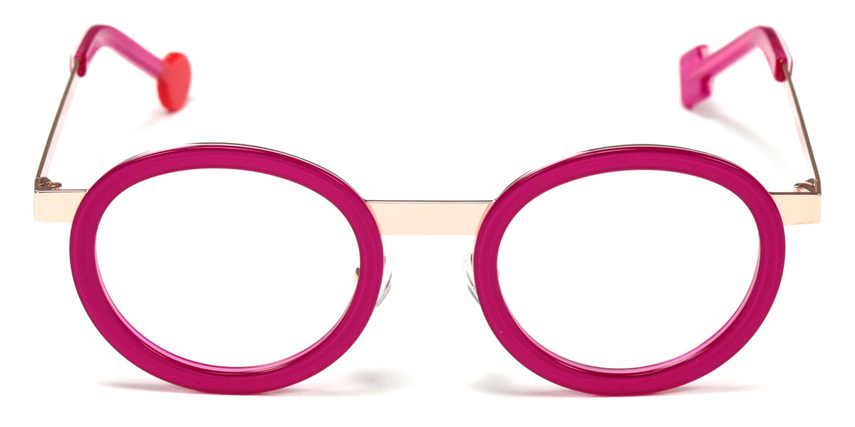 Sabine Be® Mini Be Lucky SB Mini Be Lucky 190 43 - Shiny Fushia Pink / Polished Rose Gold Eyeglasses