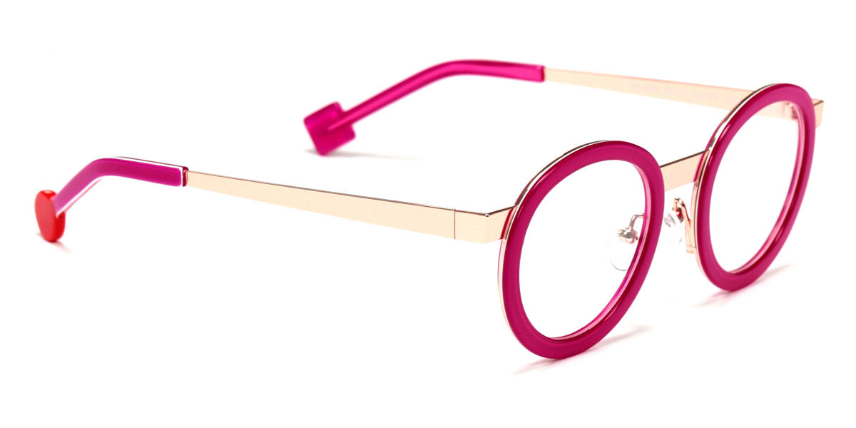 Sabine Be® Mini Be Lucky SB Mini Be Lucky 190 43 - Shiny Fushia Pink / Polished Rose Gold Eyeglasses