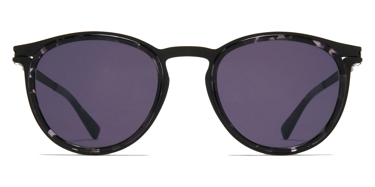 Mykita® SIWA MYK SIWA A50 Black/Black Havana / Cool Grey Solid 47 - A50 Black/Black Havana / Cool Grey Solid Sunglasses