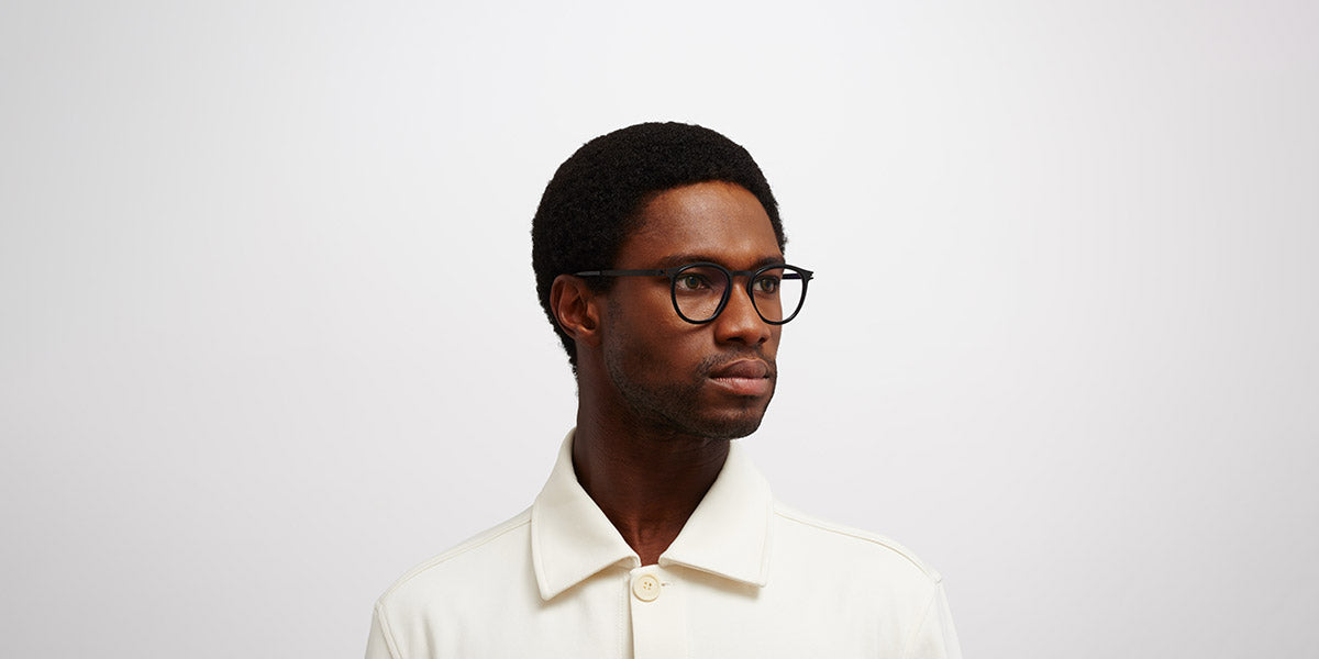 Mykita® SIWA MYK SIWA A6 Black/Black 47 - A6 Black/Black Eyeglasses