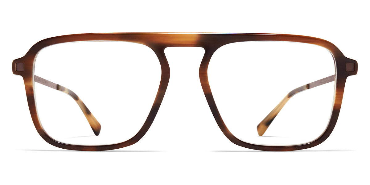 Mykita® SONU MYK SONU C175 Striped Brown/Mocca 53 - C175 Striped Brown/Mocca Eyeglasses