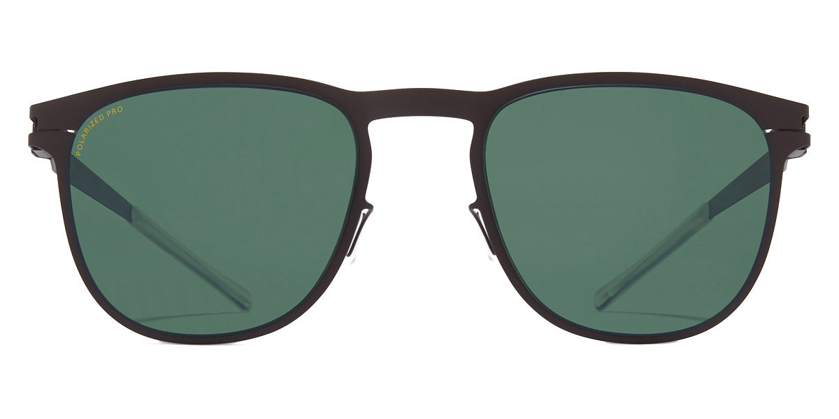 Mykita® STANLEY MYK STANLEY Dark Brown / Polarized Pro Green 15 52 - Dark Brown / Polarized Pro Green 15 Sunglasses