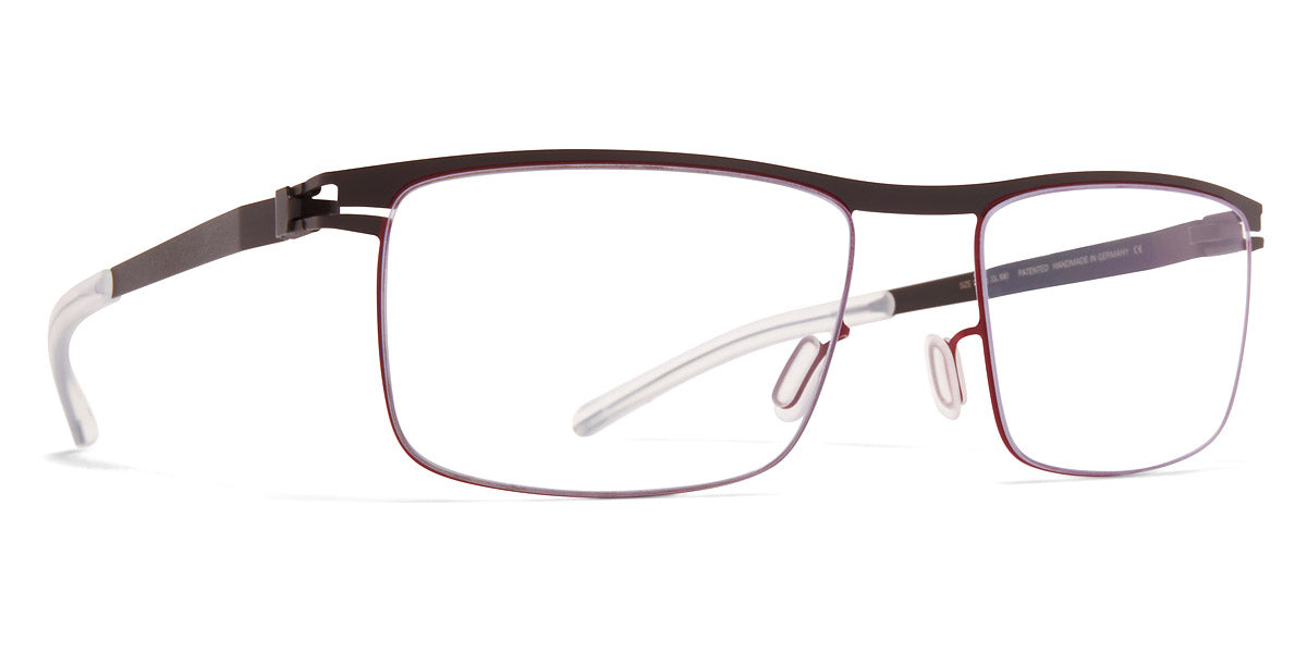 Mykita® STUART MYK STUART Ebony Brown/Cranberry 52 - Ebony Brown/Cranberry Eyeglasses