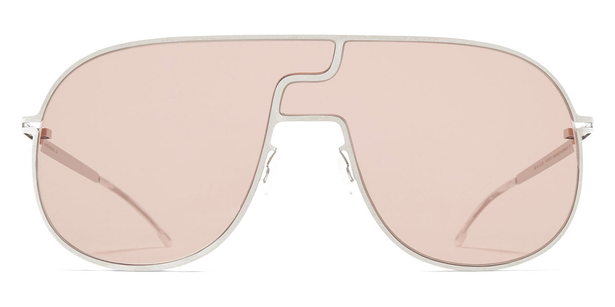 Mykita® STUDIO12.1 MYK STUDIO12.1 Shiny Silver / Nude Solid 135 - Shiny Silver / Nude Solid Sunglasses