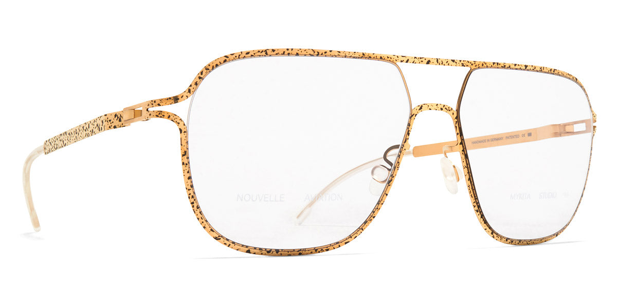 Mykita® STUDIO14.1 MYK STUDIO14.1 Gold/Black Terrazzo 57 - Gold/Black Terrazzo Eyeglasses