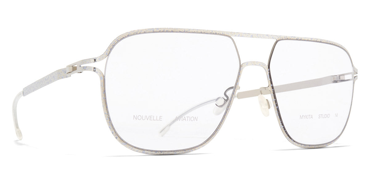 Mykita® STUDIO14.1 MYK STUDIO14.1 Silver/Pastel Grey Terrazzo 57 - Silver/Pastel Grey Terrazzo Eyeglasses