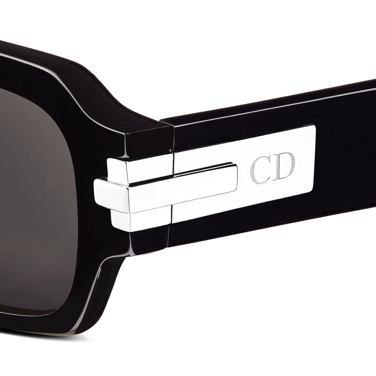 Dior® DiorBlackSuit XL S1I CD DIORBLKSUIT XL S1I 10A0 54 - Silver Metal And Black 10A0 Sunglasses