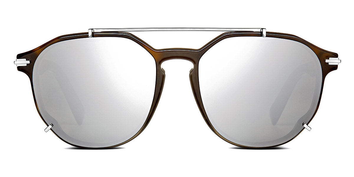 Dior® DiorBlackSuit RI D SUITRIR 29A4 56 - Brown-To-Gray Shaded Tortoiseshell-Effect Sunglasses