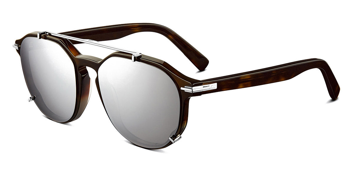 Dior® DiorBlackSuit RI D SUITRIR 29A4 56 - Brown-To-Gray Shaded Tortoiseshell-Effect Sunglasses