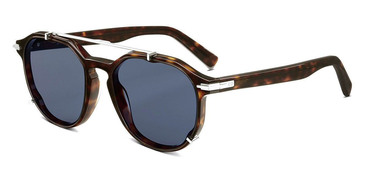 Dior® DiorBlackSuit RI D SUITRIXR 20B0 - Brown Tortoiseshell-Effect Sunglasses