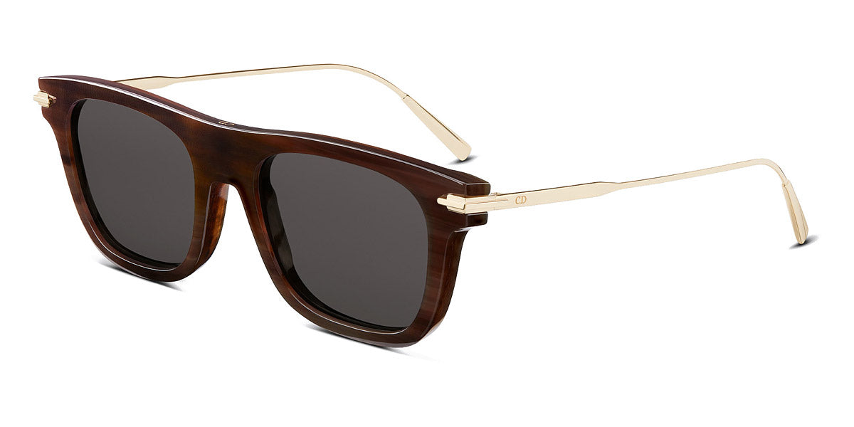 Dior® DiorBlackSuit S8I - Exclusive Edition D SUITS8IHR 90A0 51 - Brown Buffalo Horn Sunglasses