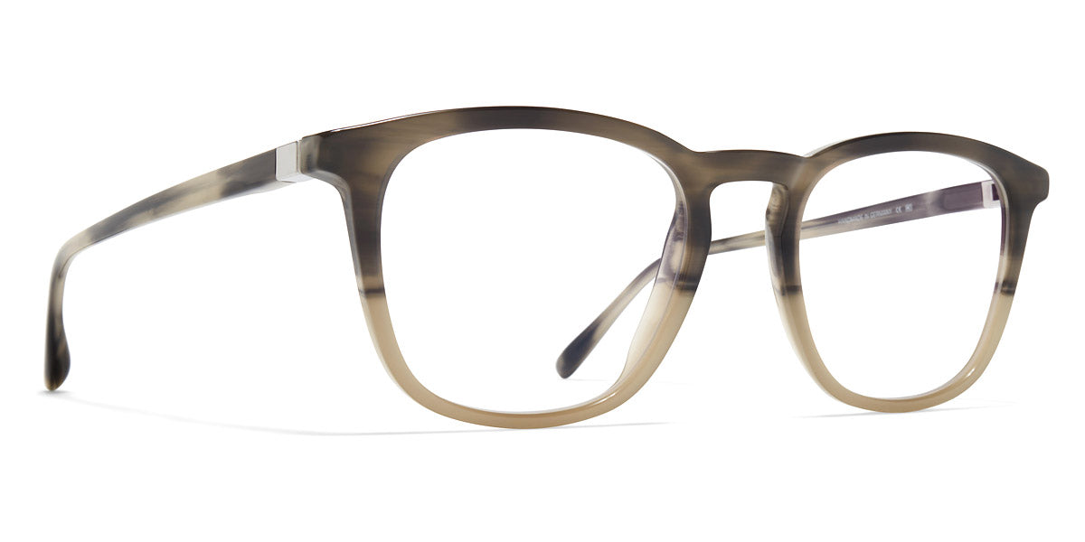 Mykita® TIWA MYK TIWA C174 Striped Grey Gradient/Pearl 50 - C174 Striped Grey Gradient/Pearl Eyeglasses