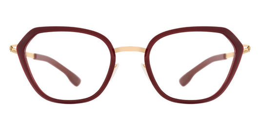 Ic! Berlin®  Vayu ICB Vayu IC5090 028 51 - Rose-Gold-Burgundy Eyeglasses