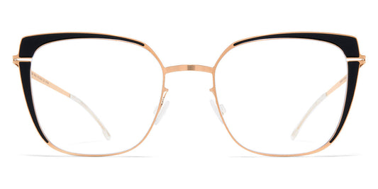 Mykita® VIOLA MYK VIOLA Champagne Gold/Jet Black 51 - Champagne Gold/Jet Black Eyeglasses