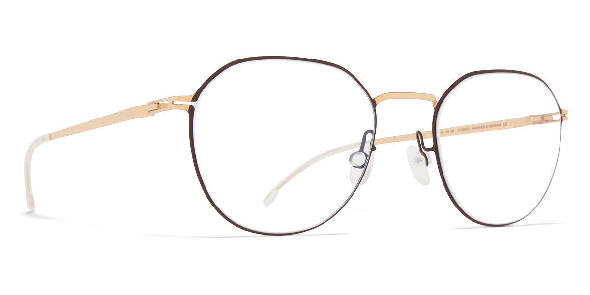 Mykita® YNGVE MYK YNGVE Champagne Gold/Dark Brown 48 - Champagne Gold/Dark Brown Eyeglasses