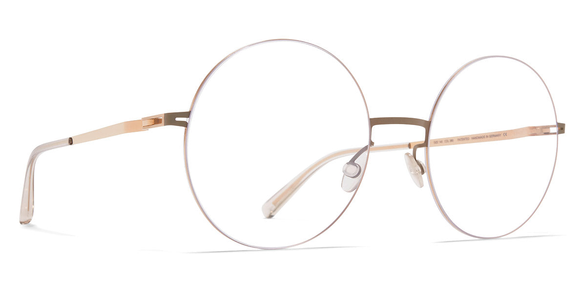 Mykita® YOKO MYK YOKO Champagne Gold/Taupe Grey 50 - Champagne Gold/Taupe Grey Eyeglasses