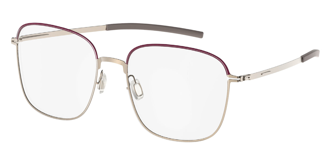 Ic! Berlin® YURI ICB YURI BRNZDRKMGNTBRW 57 - Bronze-Dark Magenta Brow Eyeglasses